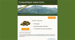 Desktop Screenshot of cheapestkratom.com